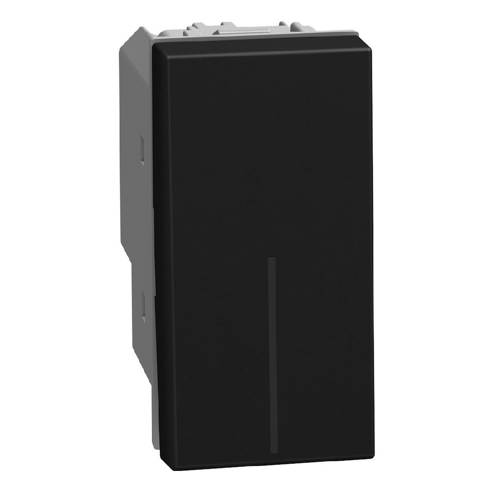 BTicino Schakelmateriaal Light Now kruisschakelaar 10ax - 1 module - zwart