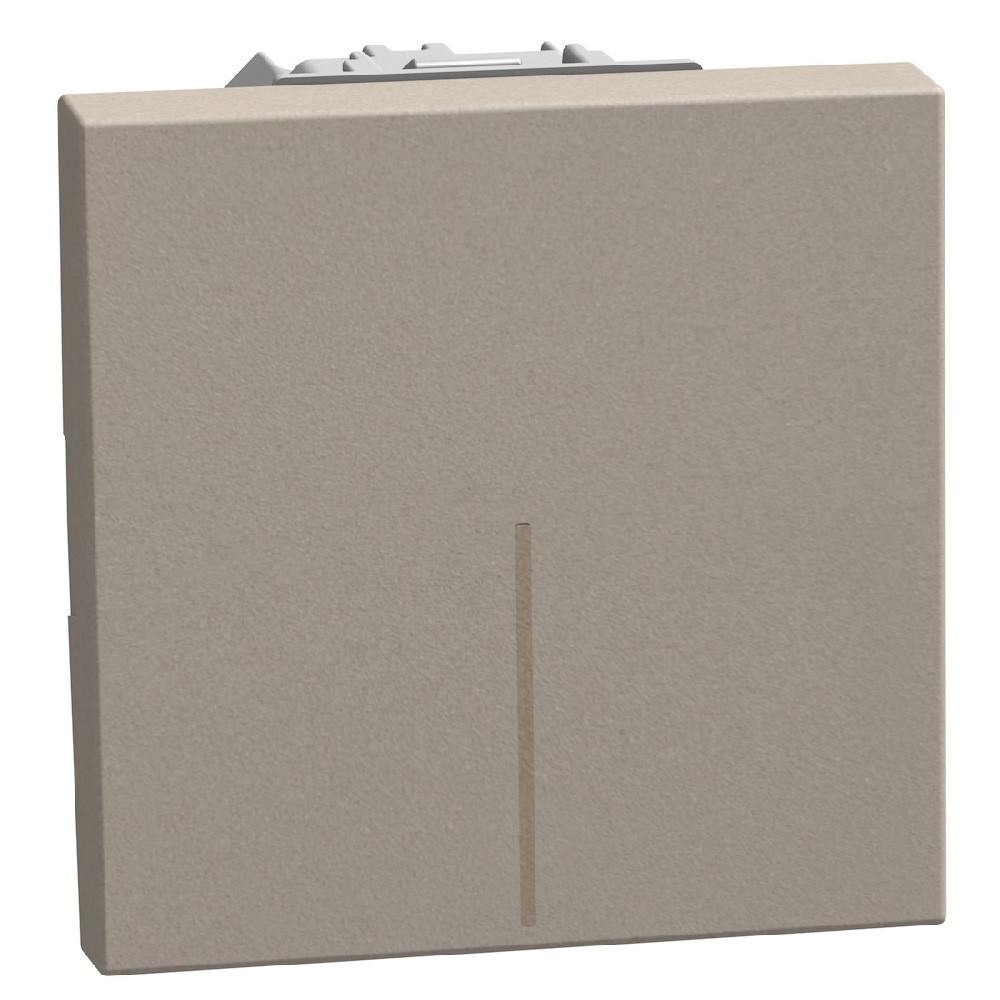 BTicino Schakelmateriaal Light Now kruisschakelaar 10ax - 2 modules - stone