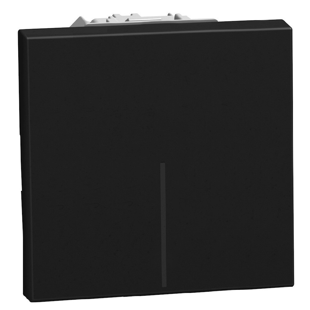 BTicino Schakelmateriaal Light Now kruisschakelaar 10ax - 2 modules - zwart