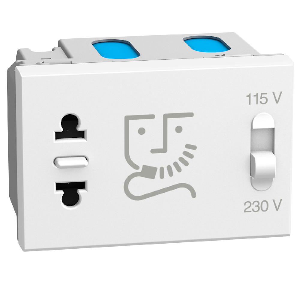 BTicino Schakelmateriaal Light Now scheerwcd 230V - 3 mod - wit