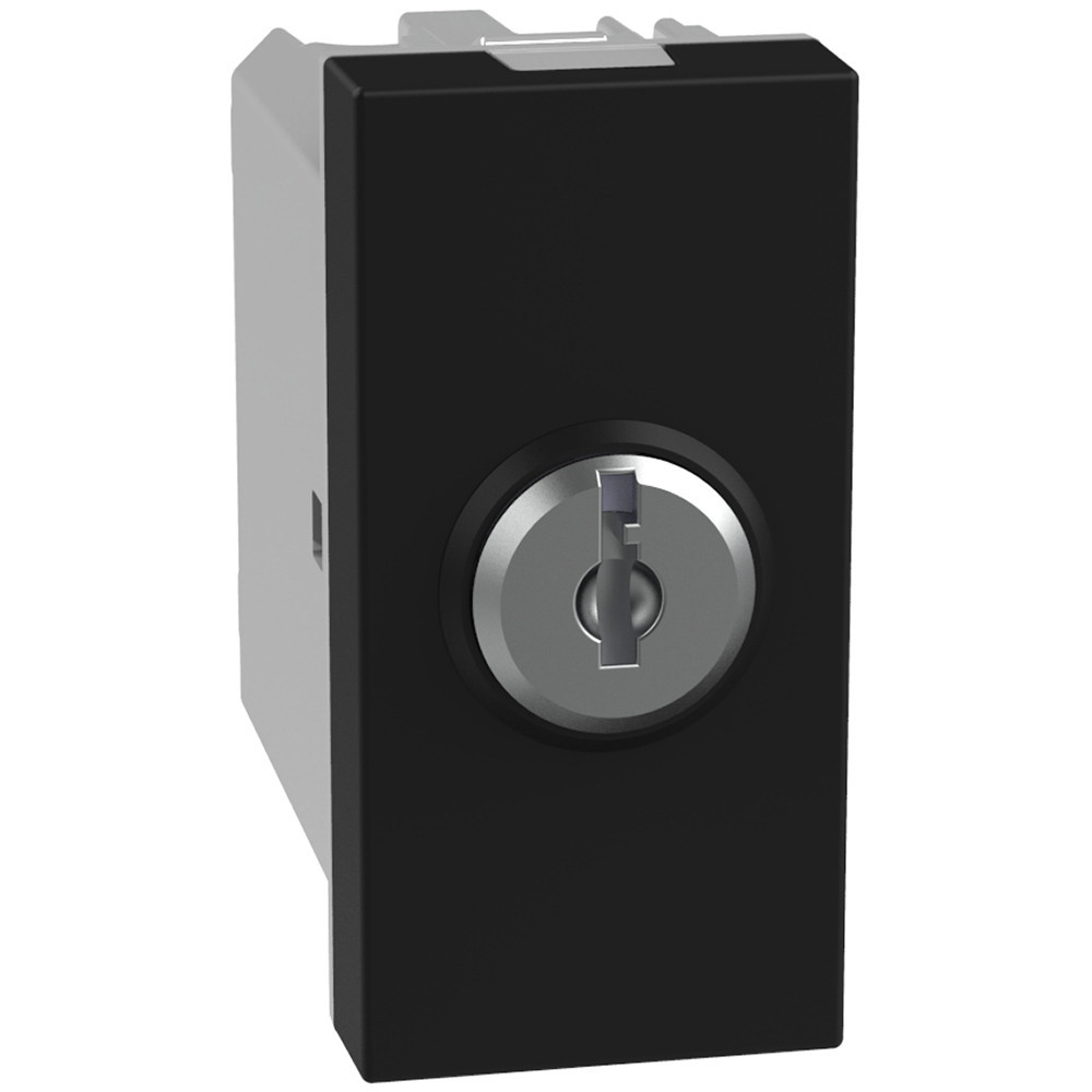 BTicino Schakelmateriaal Light Now sleutelschakelaar wissel 10ax - 1 module - zwart