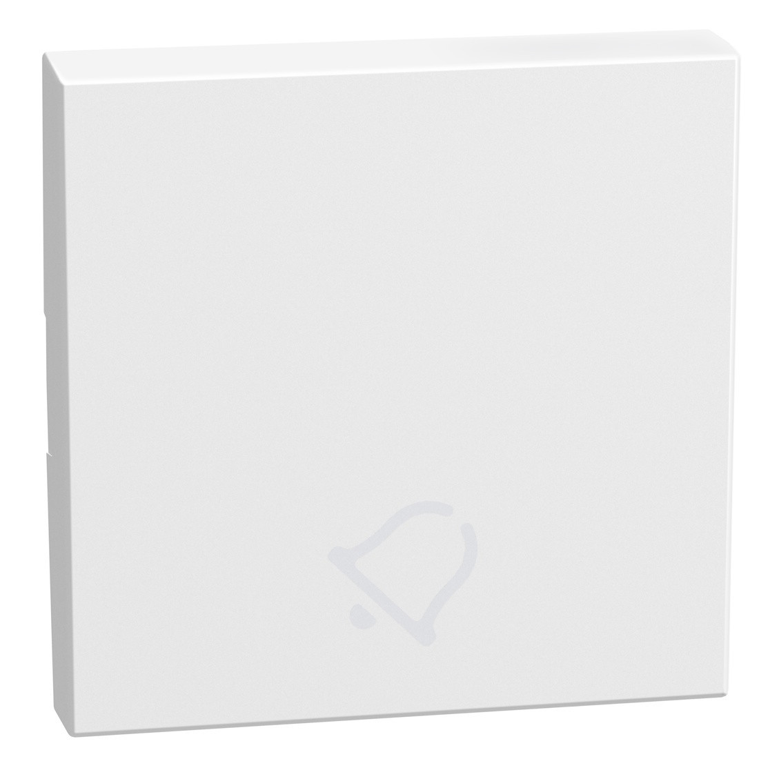 BTicino Schakelmateriaal Light Now toets met pictogram bel 2 modules - wit