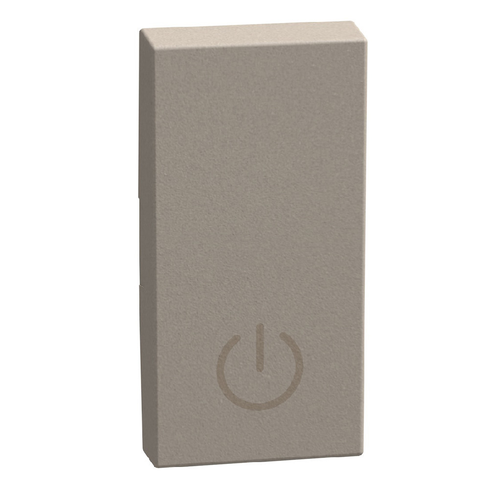 BTicino Schakelmateriaal Light Now toets met pictogram boiler 1 module - stone