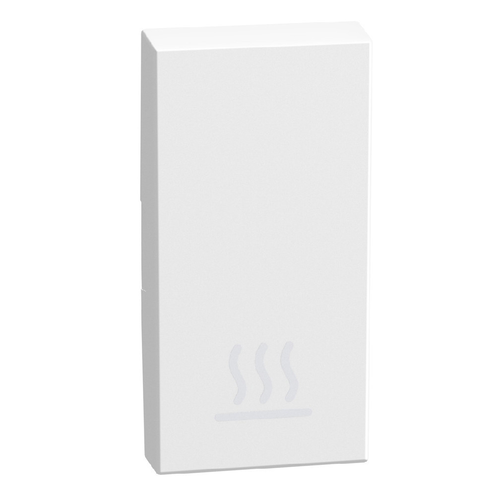 BTicino Schakelmateriaal Light Now toets met pictogram verwarming 1 module - wit