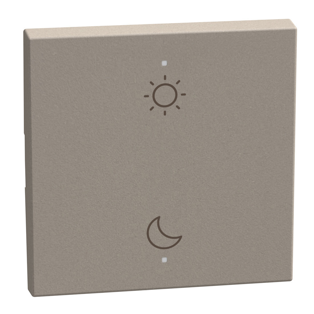 BTicino Schakelmateriaal Light Now - toets pictogram dag-nacht myhome 2 modules - stone