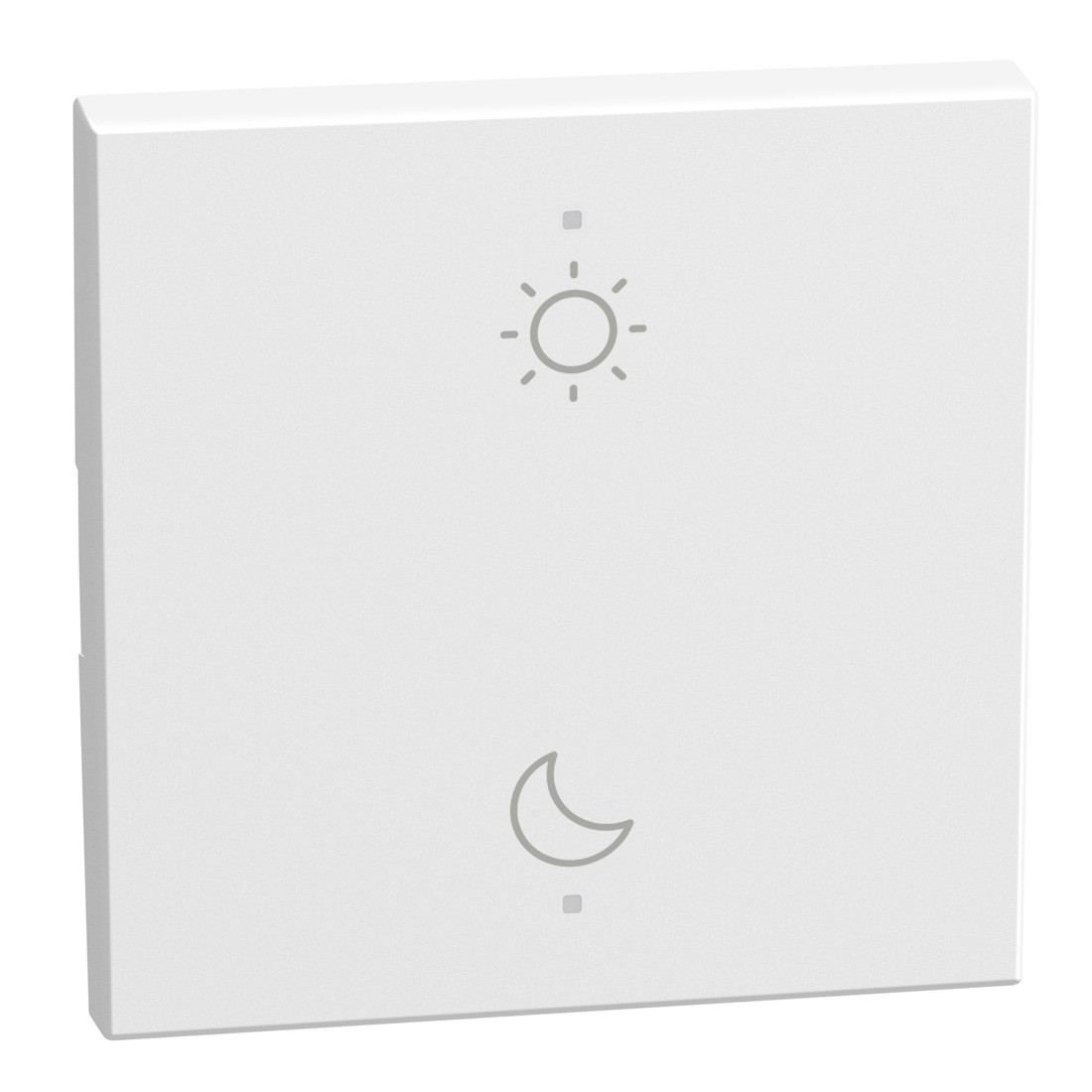 BTicino Schakelmateriaal Light Now - toets pictogram dag-nacht myhome 2 modules - wit