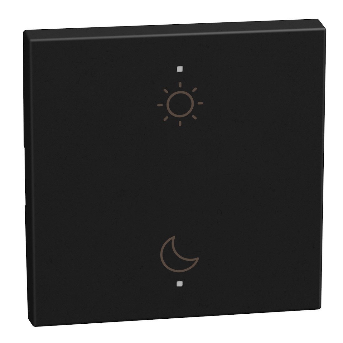 BTicino Schakelmateriaal Light Now - toets pictogram dag-nacht myhome 2 modules - zwart