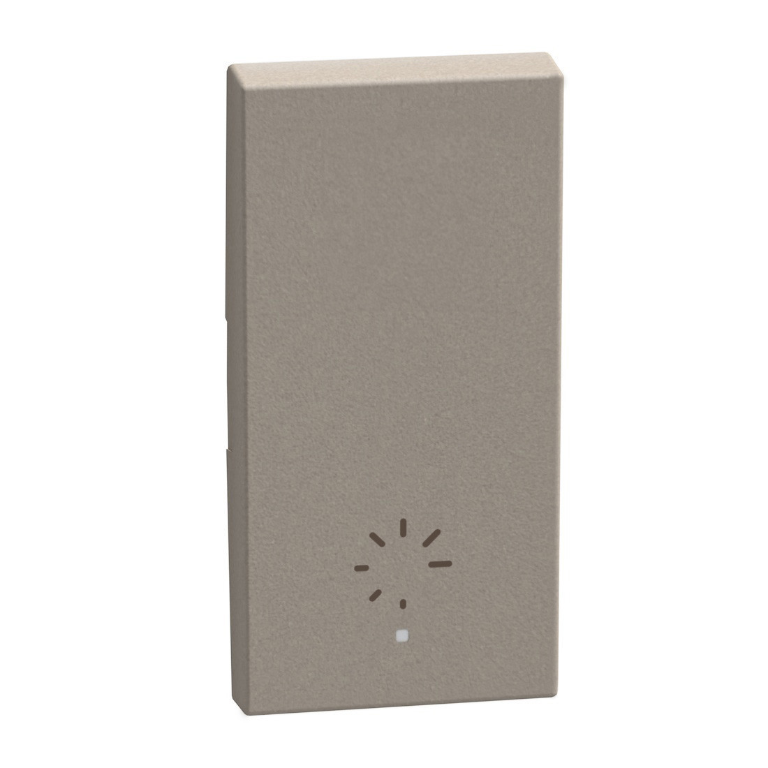 BTicino Schakelmateriaal Light Now - toets pictogram dimmer myhome 1 module - 1 functie - stone