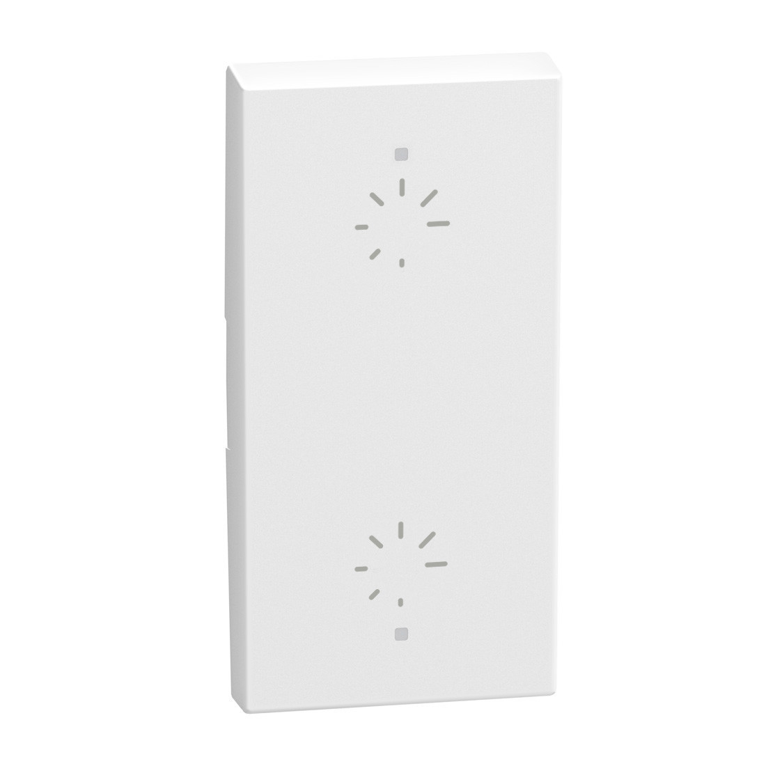 BTicino Schakelmateriaal Light Now - toets pictogram dimmer myhome 1 module - 2 functies - wit