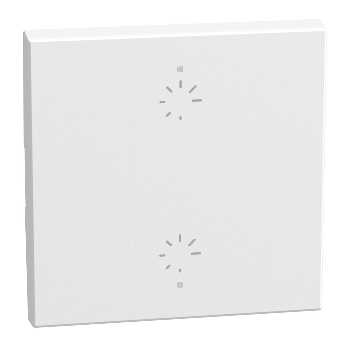 BTicino Schakelmateriaal Light Now - toets pictogram dimmer myhome 2 modules - 2 functies - wit