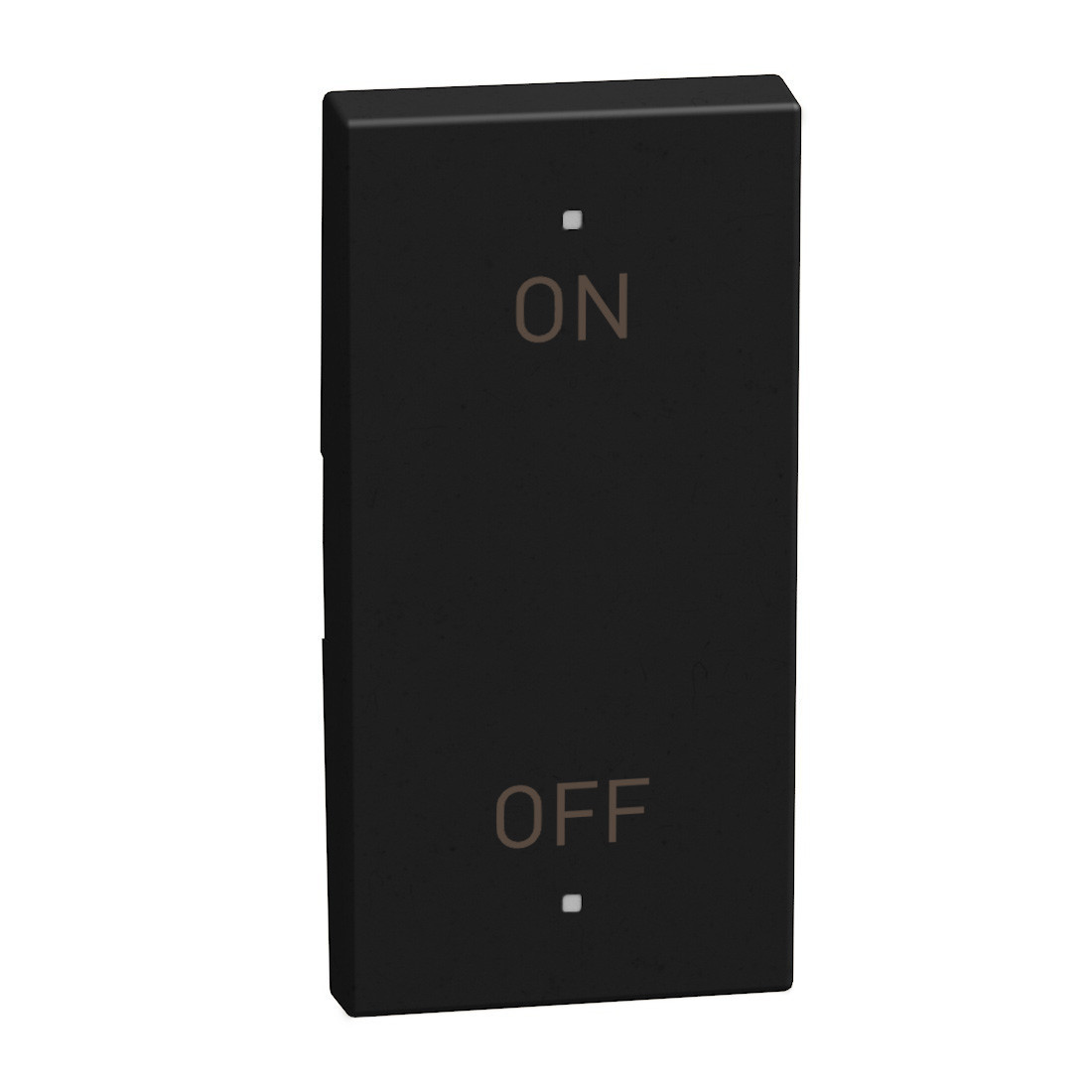 BTicino Schakelmateriaal Light Now - toets pictogram on-off myhome 1 module - zwart