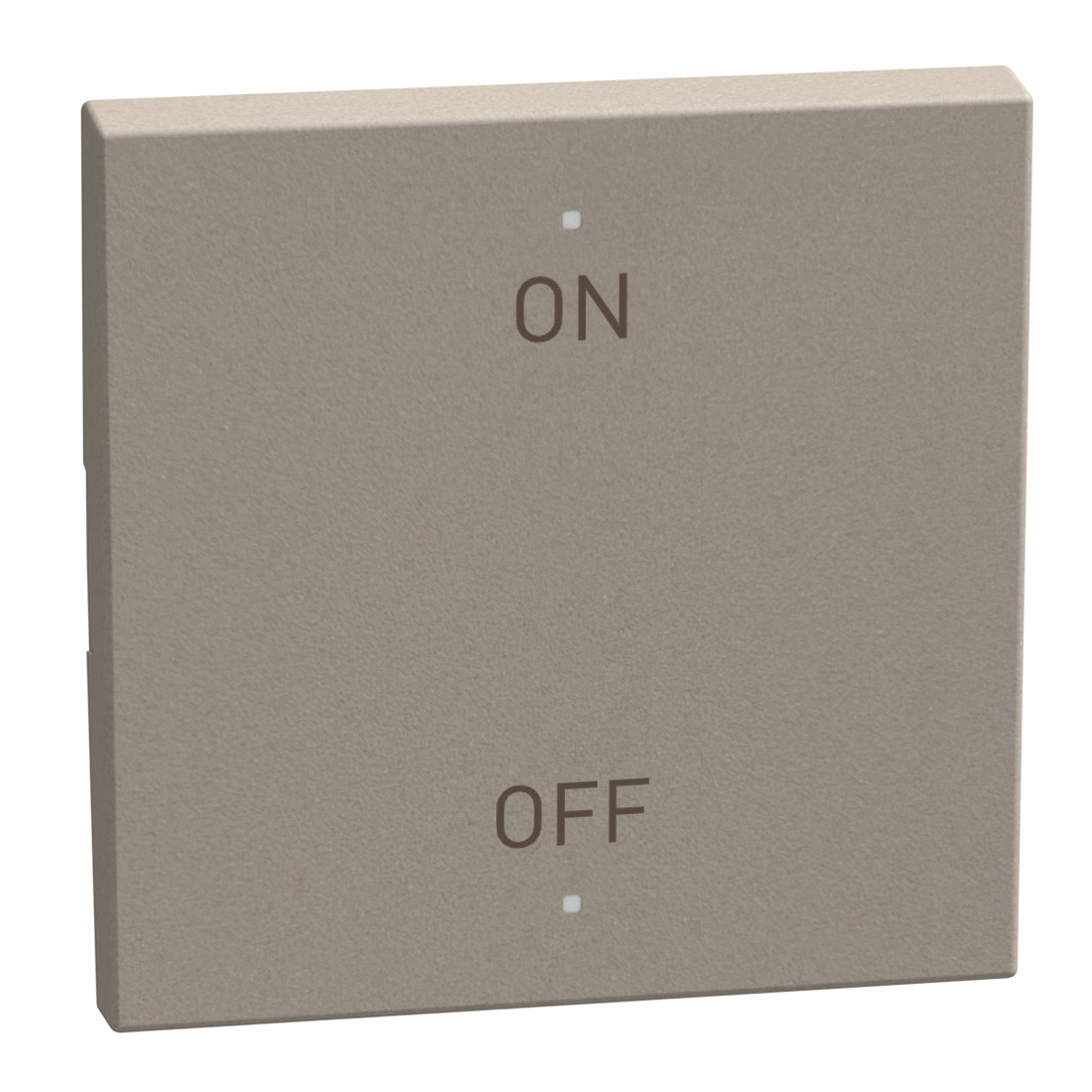 BTicino Schakelmateriaal Light Now - toets pictogram on-off myhome 2 modules - stone
