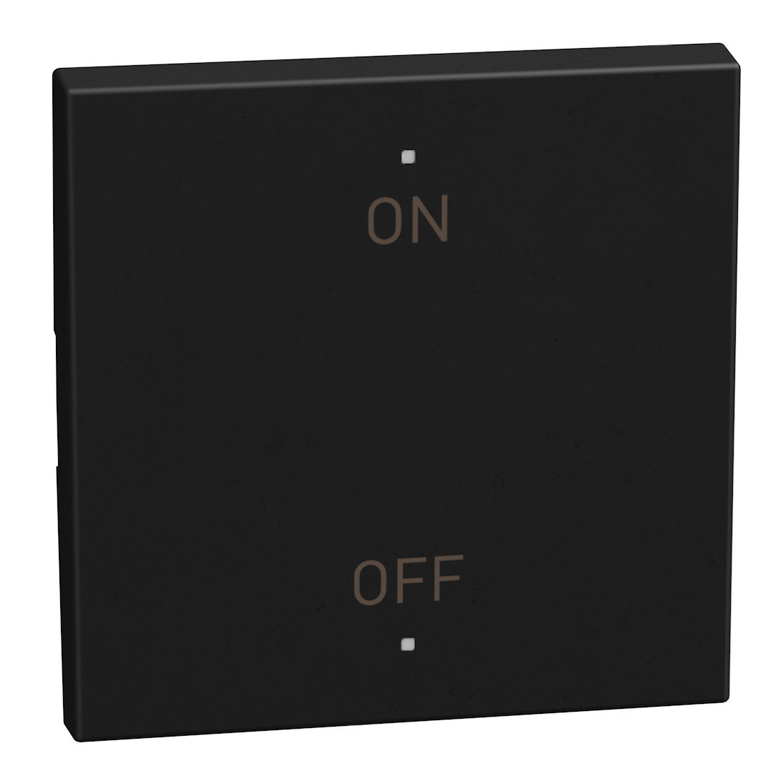 BTicino Schakelmateriaal Light Now - toets pictogram on-off myhome 2 modules - zwart