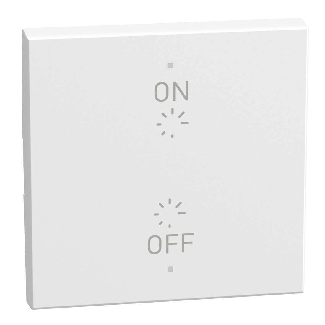 BTicino Schakelmateriaal Light Now - toets pictogram reg O-I myhome 2 modules - wit