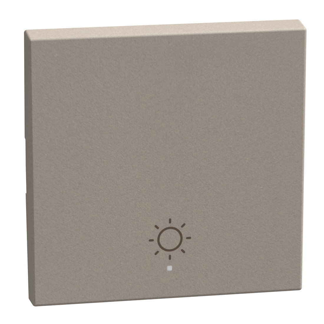 BTicino Schakelmateriaal Light Now - toets pictogram traphal myhome 2 modules - stone