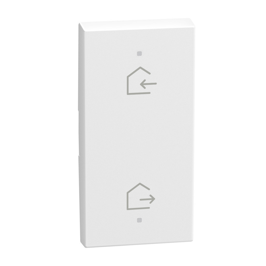 BTicino Schakelmateriaal Light Now - toets pictogram vertrek - aankomst myhome 1 module - wit