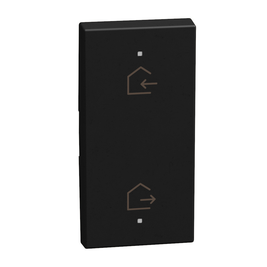 BTicino Schakelmateriaal Light Now - toets pictogram vertrek - aankomst myhome 1 module - zwart