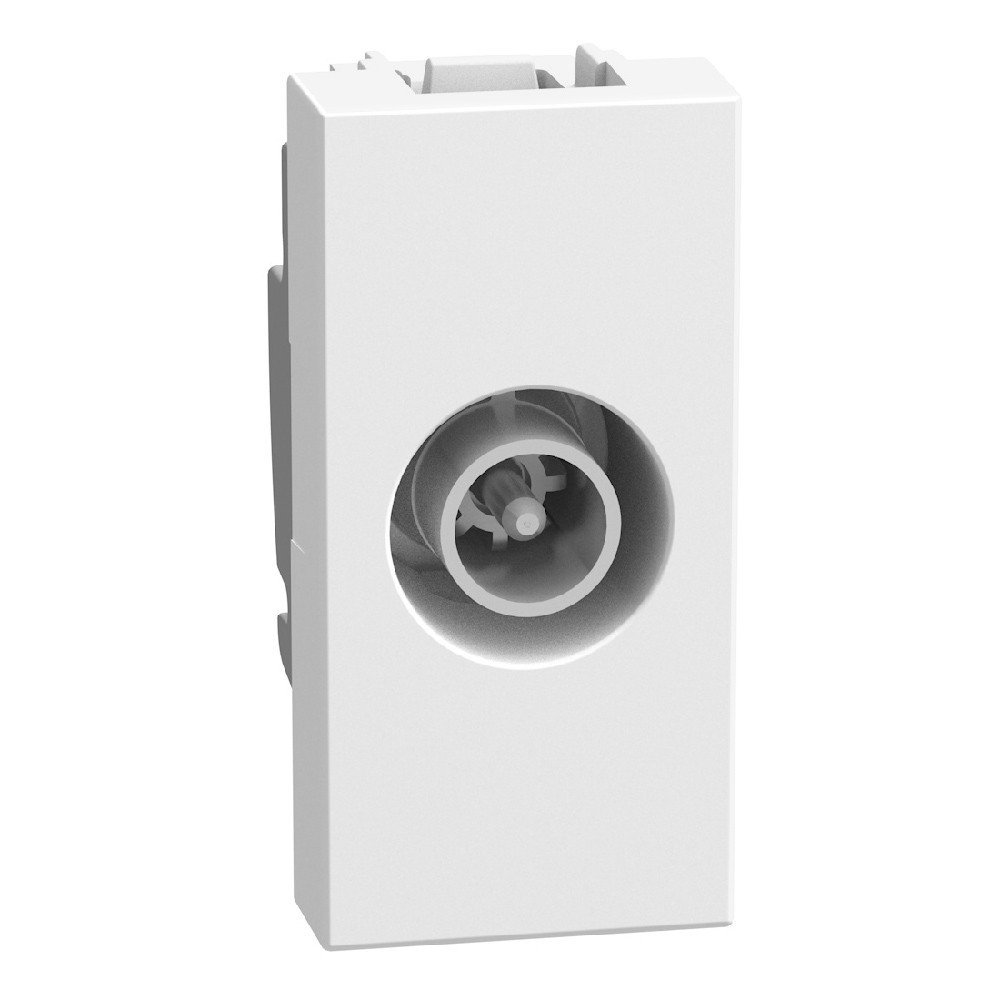 BTicino Schakelmateriaal Light Now TV eindcontactdoos - 1 module - wit