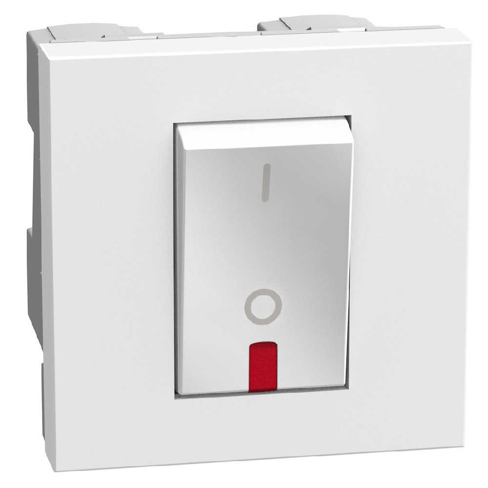 BTicino Schakelmateriaal Light Now tweepolige schakelaar - 32a - 2 modules - wit