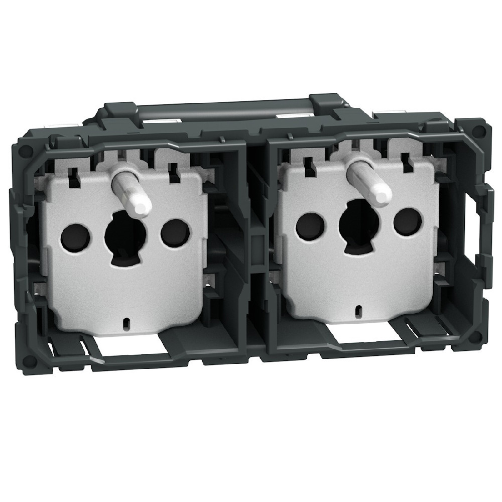 BTicino Schakelmateriaal Light Now vlakke WCD 2x2p+penaarde voorbedraad - 4 mod