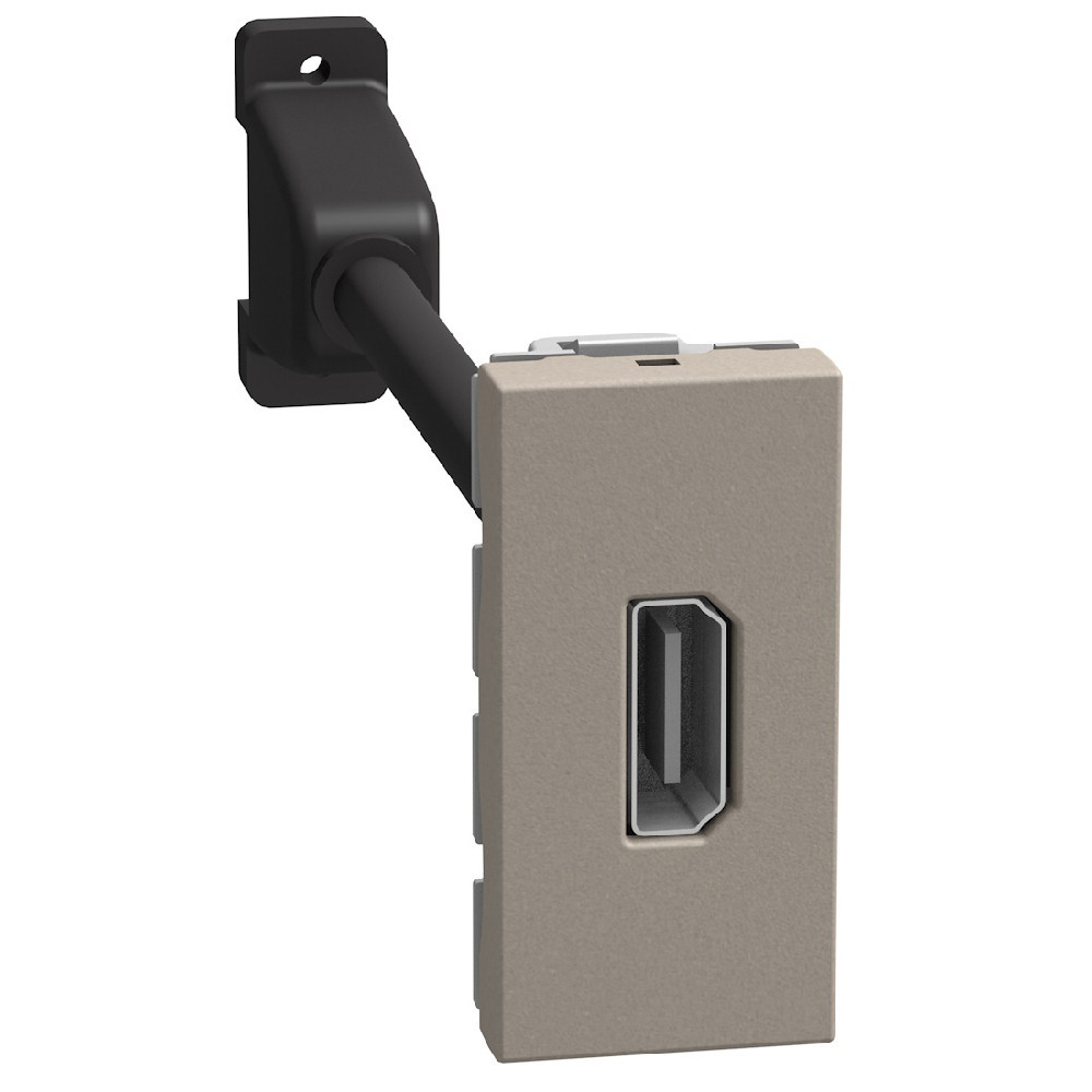 BTicino Schakelmateriaal Light Now voorbedrade hdmi 1 mod stone