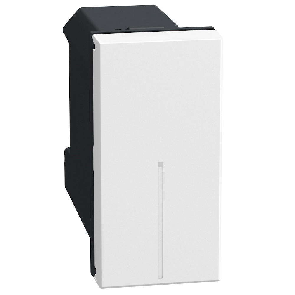BTicino Schakelmateriaal Light Now wisselschakelaar 10ax - 1 module - wit