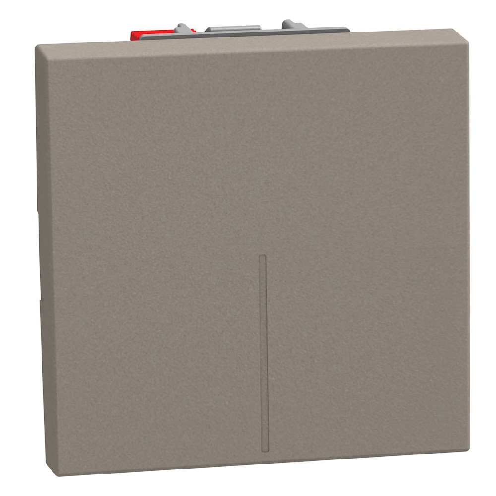 BTicino Schakelmateriaal Light Now wisselschakelaar 10ax - 2 modules - stone