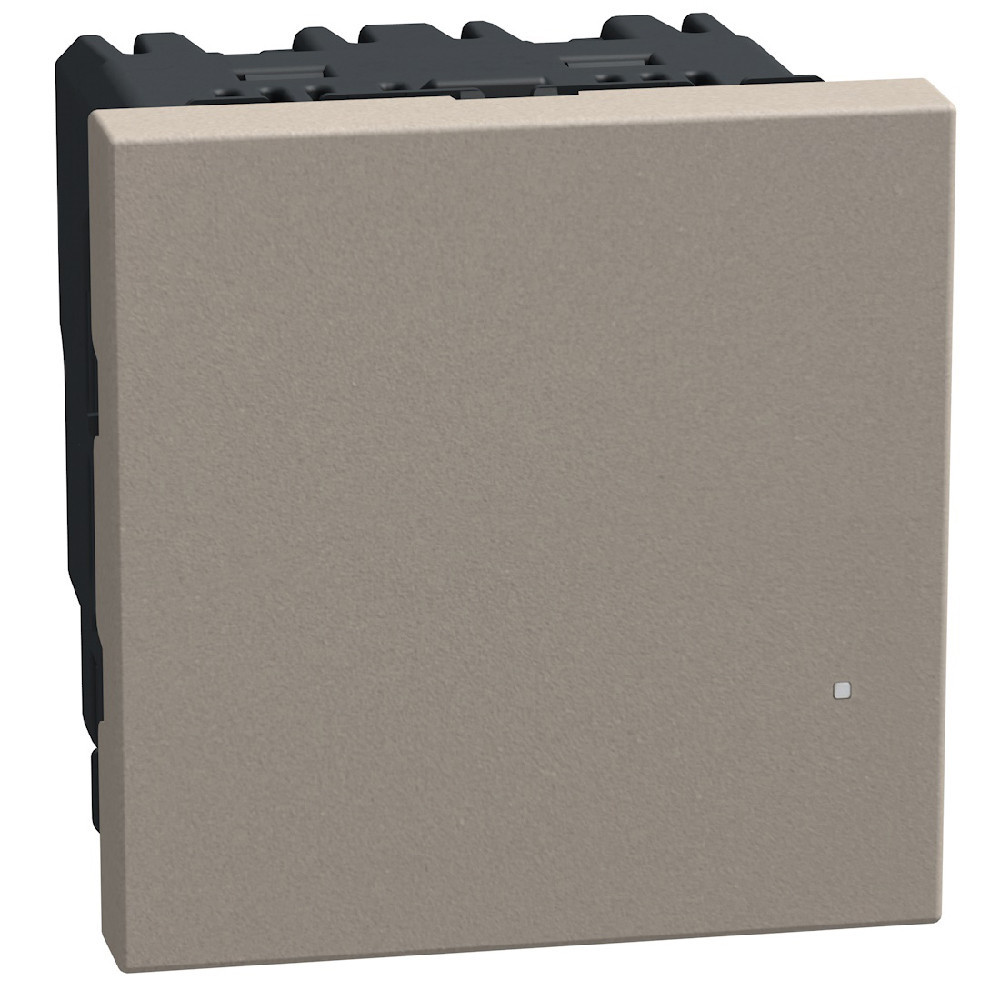 BTicino Schakelmateriaal Light Now WN - 3-draads dimmer 5 - 125W 2 modules - stone
