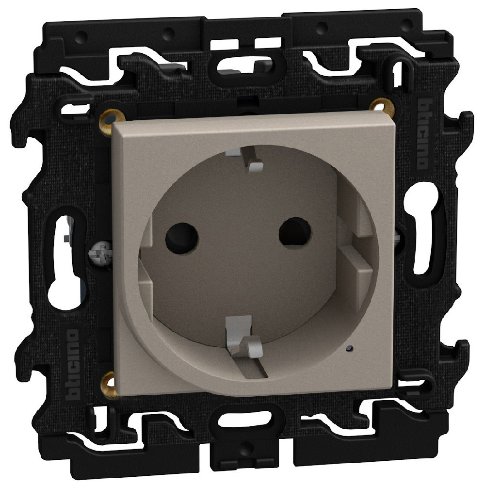 BTicino Schakelmateriaal Light Now WN - wcd2p+a 2 modules - stone