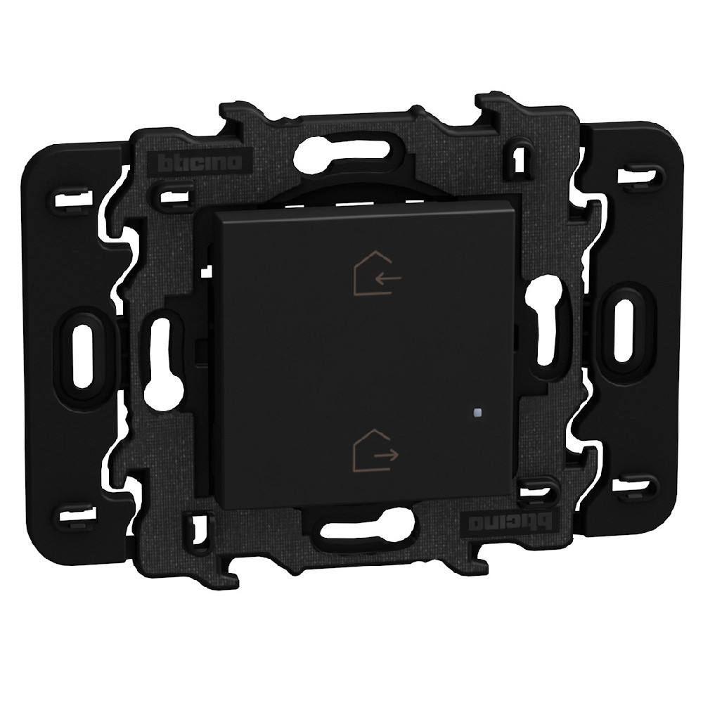 BTicino Schakelmateriaal Light Now WN - zender - vertrek - aankomst - zwart