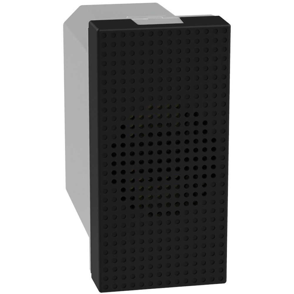 BTicino Schakelmateriaal Light Now zoemer 12V - 1 module - zwart