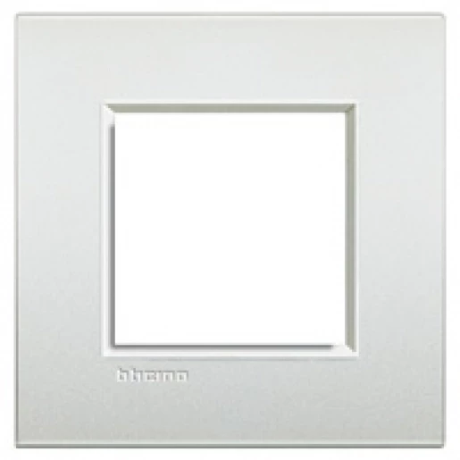 BTicino Schakelmateriaal Livinglight Air afdekraam parelwit 2 modules