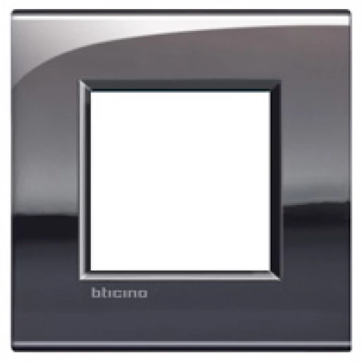 BTicino Schakelmateriaal Livinglight Air afdekraam tin 2 modules