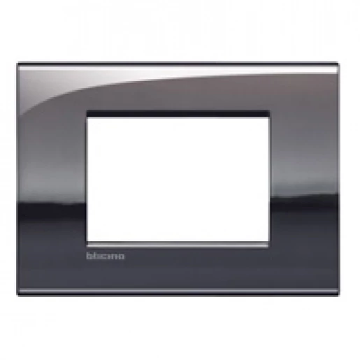 BTicino Schakelmateriaal Livinglight Air afdekraam tin 3 modules