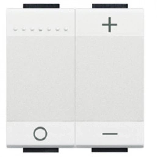 BTicino Schakelmateriaal Livinglight Dimmer drukknop 20-600W inductief