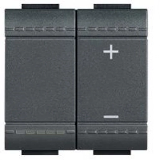BTicino Schakelmateriaal Livinglight Led dimmer 3-400W antraciet
