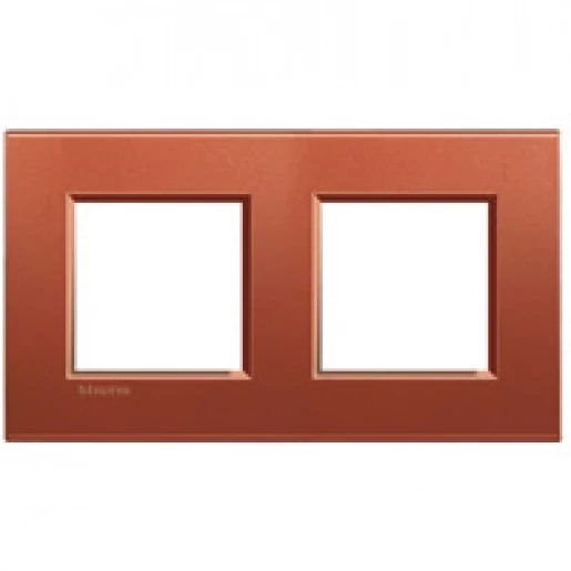 BTicino Schakelmateriaal Livinglight Rechthoekig afdekraam brick 2x2 modules