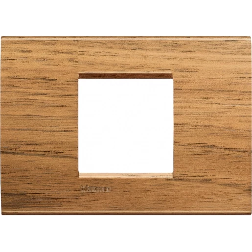 BTicino Schakelmateriaal LL-Afdekpl. rechth breed 2 mod notelaar