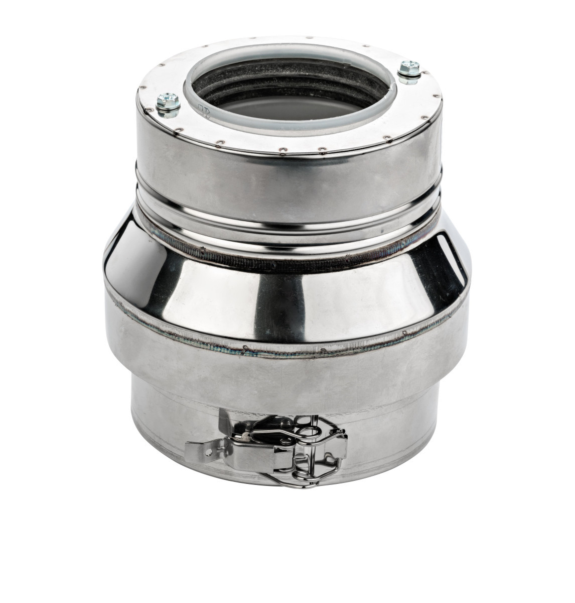 Burgerhout LUCHTINLAAT PP/RVS 80/125