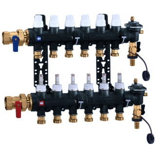 Caleffi KNST VERD 8GRP+DEBIETMTRS