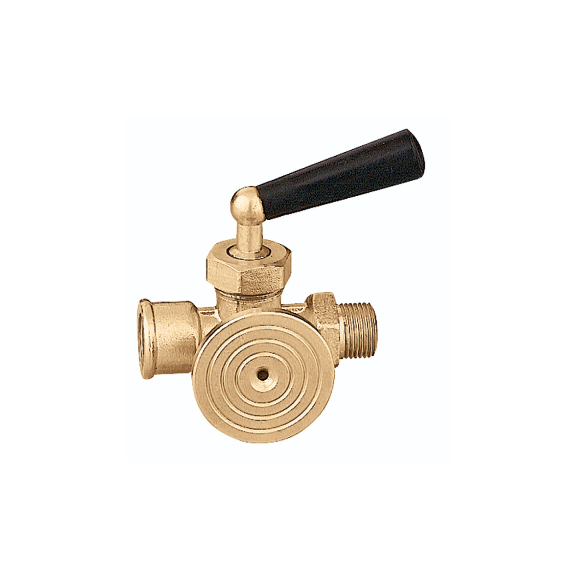 Caleffi Regelapparatuur en toebehoren Driewegventiel Voor manometer 1/4"