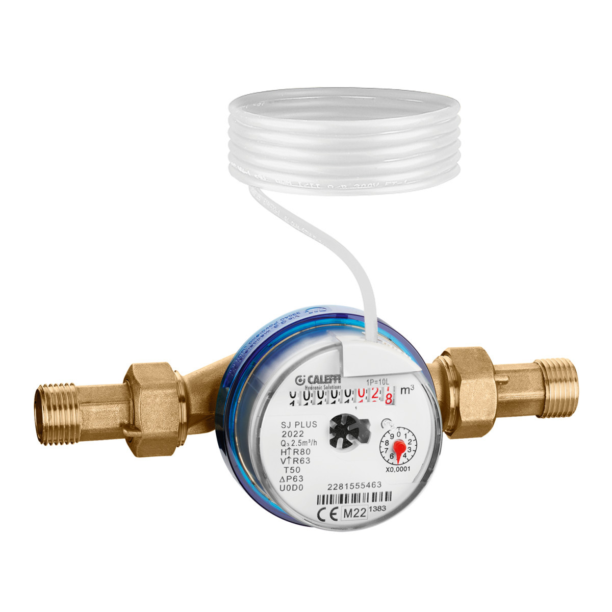 Caleffi Watermeter voor sanitair water Volumemeter