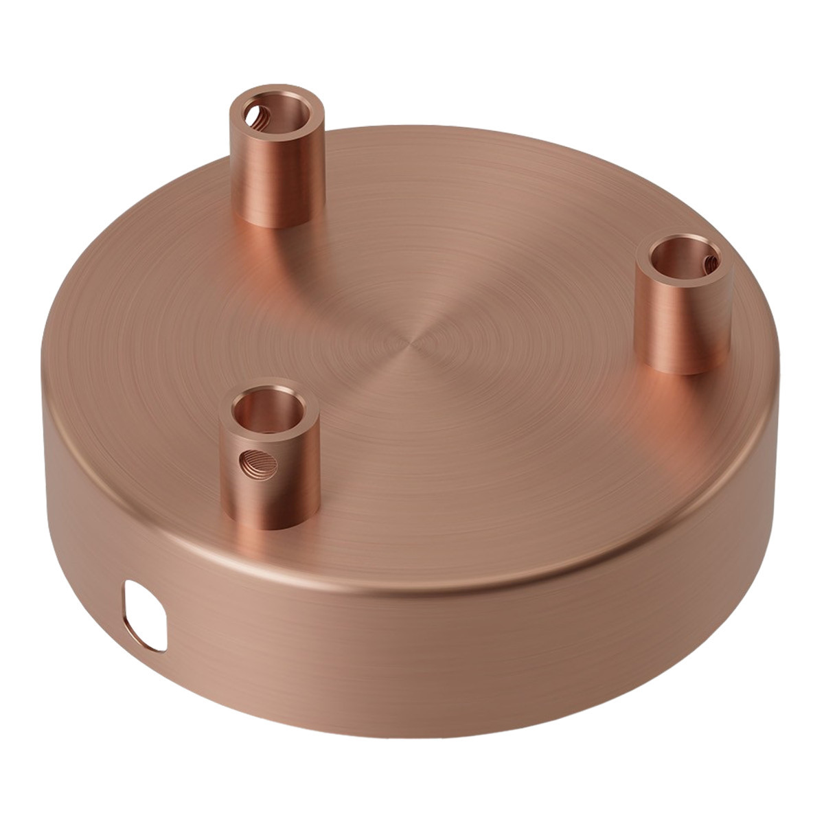 Calex CAL Creations Plafondkap Metaal satijn koper 3 gaten dia 100MM
