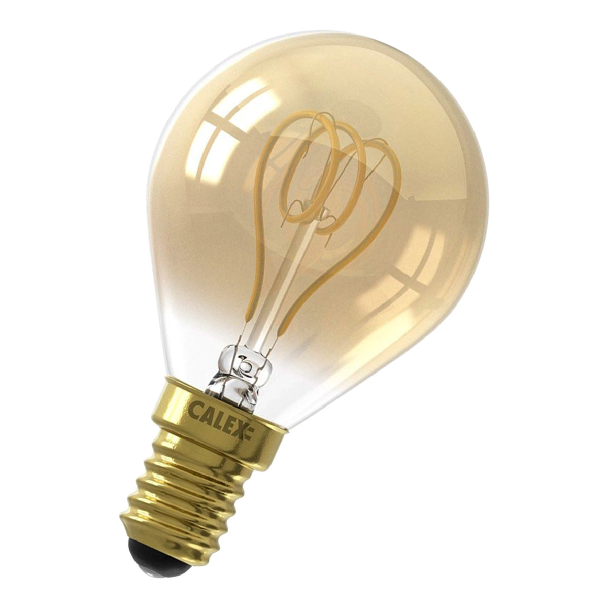Calex CAL LED Filament Led Fil P45 e14 240V 2.5W (15W) 136LM 821 goud dim