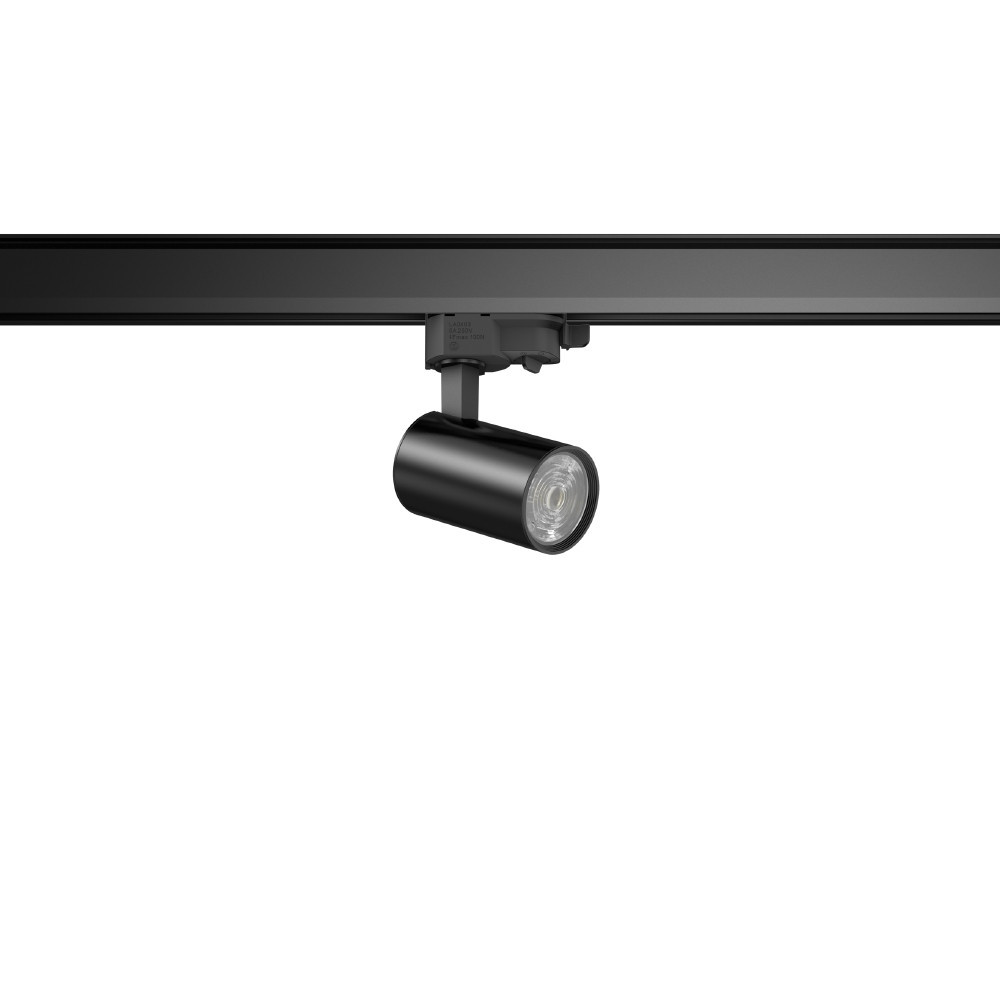Calido Clickbeam mini, 12 W, 1250 / 1300 LM, 840, zwart, on/off opbouw