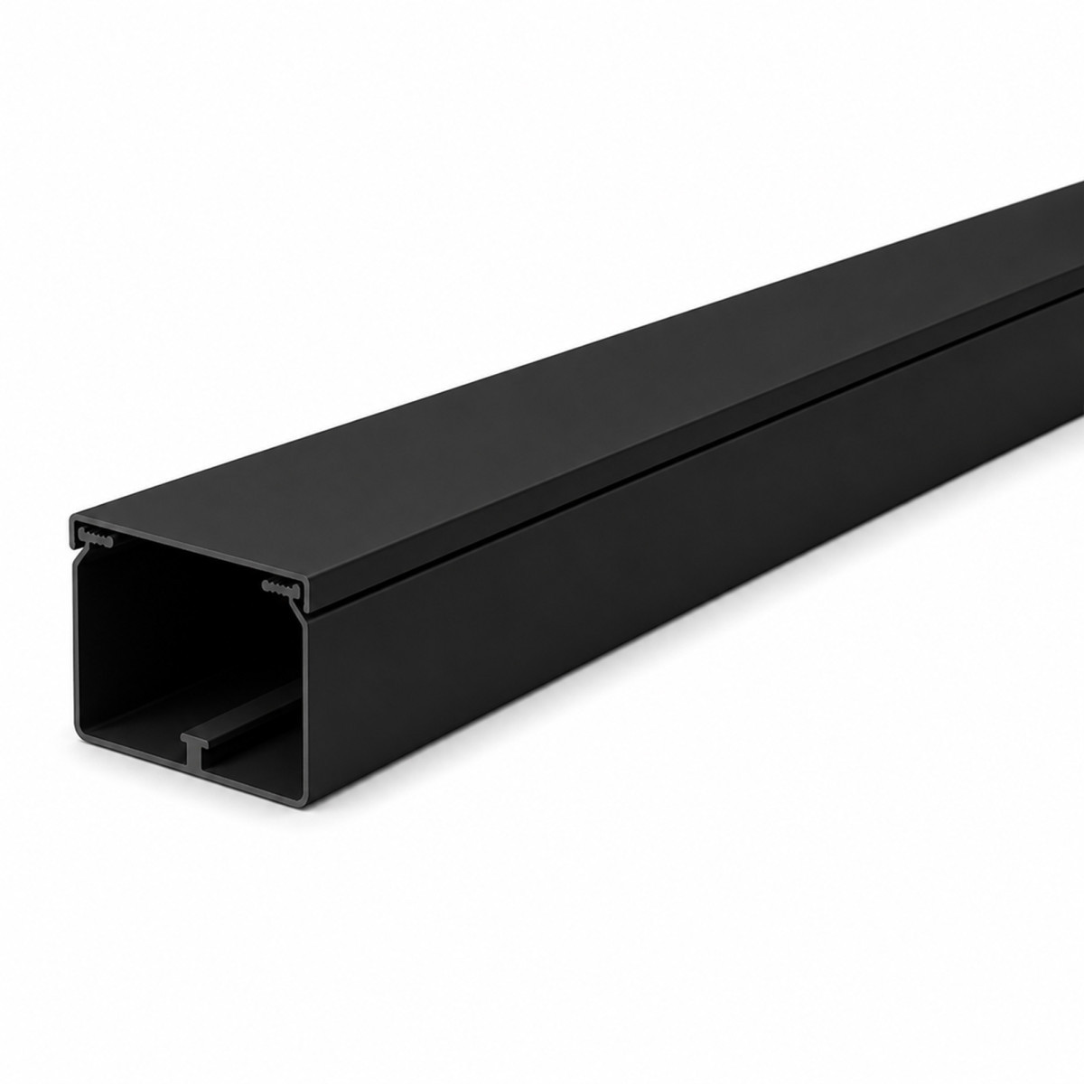 Canalit M5 Kabelkanaal Kabelkanaal 60x60mm zwart, 1x2 meter met folie