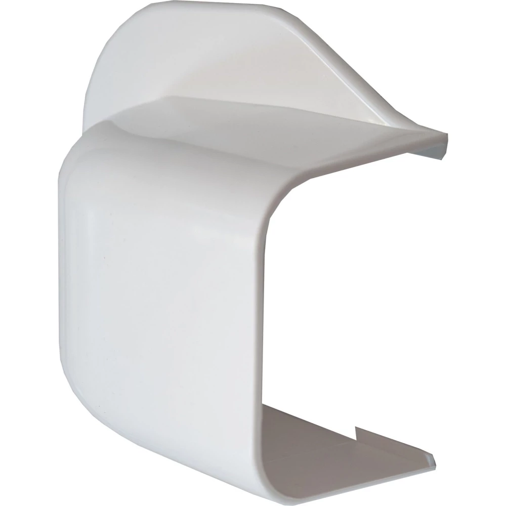 Canalit Muurafdekkap 125x75mm wit 10 stuks zonder folie