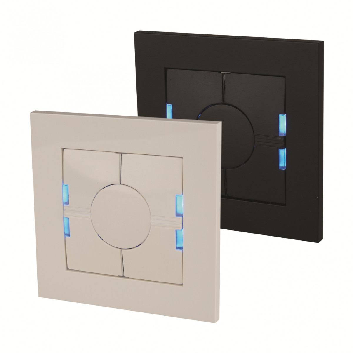 Carlo Gavazzi B5XLS CG Smart dupline 4-voudige pulsdrukker + led ind. 55x55 MM inbouw