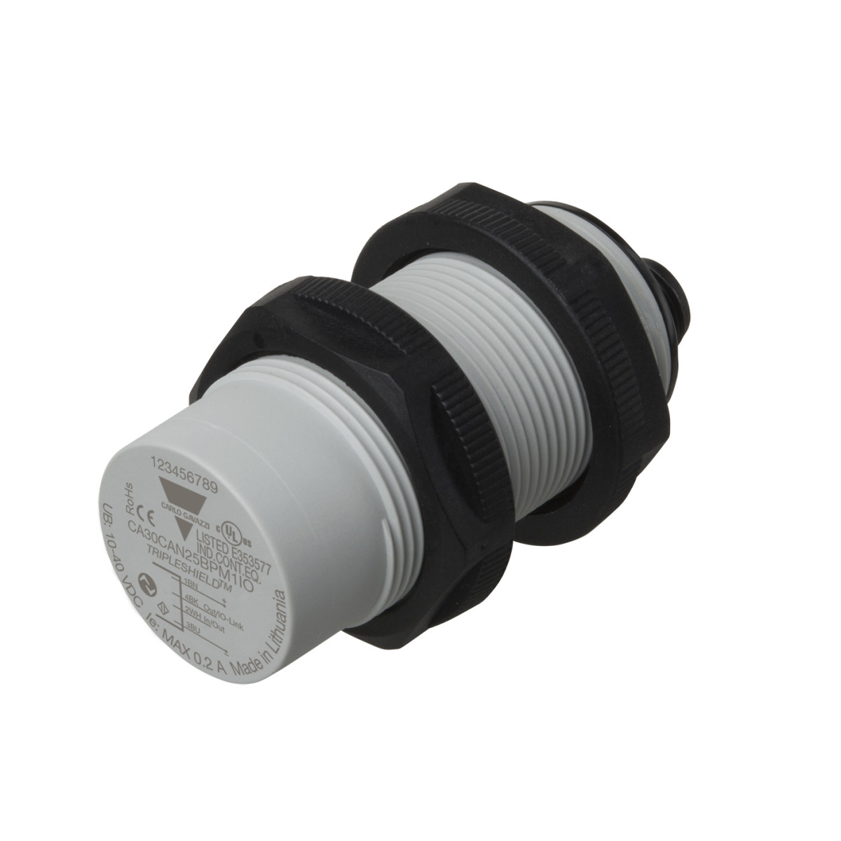 Carlo Gavazzi CA30 CG Cap sens M30 kunst ip69k ecolab 25MM niet-bondig connector io-link