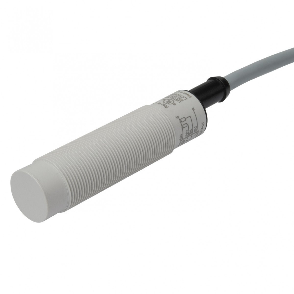 Carlo Gavazzi CG cap sens M18 kunst ip69k ecolab 0-12 inst.niet bondig NPN no+nc,kab